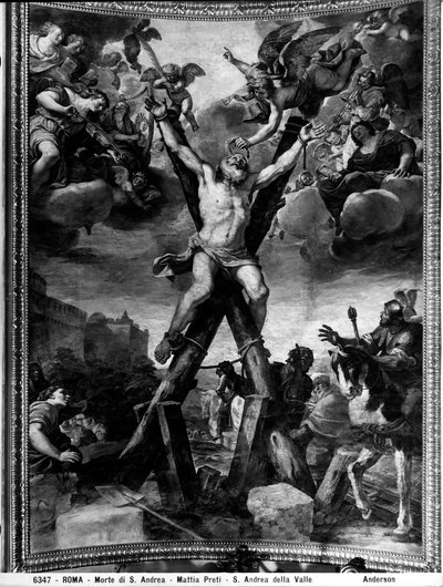 Martirio de San Andrés, 1650-51 de Mattia Preti